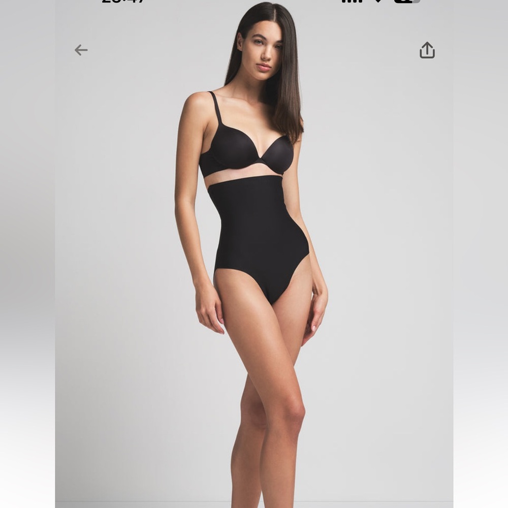 SKIMS Body High-Waisted Brief- Onyx